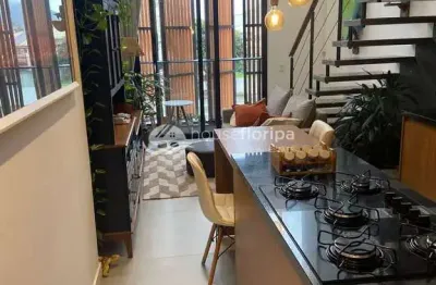 Loft à venda, campeche, florianópolis, - completamente mobiliado 1 vaga de garagem, localizado no n