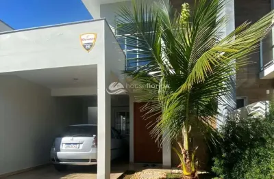 Casa moderna com piscina e área gourmet no portal do ribeirão – rua valdeci izidro da silveira, 306
