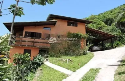 Casa à venda no campeche com 600m², vista para o mar e ilha do campeche, 3 residências e total priv