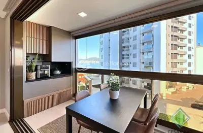 Apartamento vista mar, 3 dormitórios, com todos os planejados e condomínio completo à venda, estrei