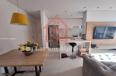 Apartamento para locação em barueri, centro, 2 dormitórios, 1 suíte, 2 banheiros, 1 vaga