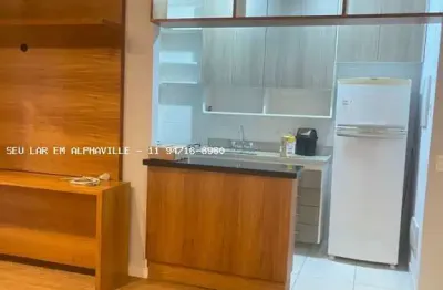 Apartamento para locação em barueri, melville empresarial i e ii, 1 dormitório, 1 banheiro, 1 vaga