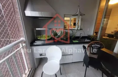 Apartamento para venda em santana de parnaíba, tamboré, 2 dormitórios, 1 suíte, 2 banheiros, 2 vagas