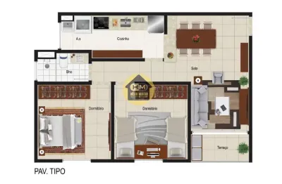 Apartamento para venda em atibaia, cerejeiras, 2 dormitórios, 1 banheiro, 1 vaga