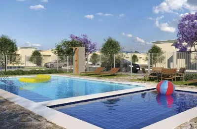 Casa com 2 quartos sendo 1 suíte - alameda - várzea grande/mt