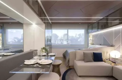 Elegance imóveis vende estúdio muito bem localizado no moinhos com área de 27,50 m2 privativos em andar alto. infra espetacular porto alegre.