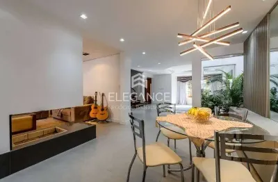 Elegance imóveis vende casa ótimo padrão, semimobiliada 311 m² 4 dormitórios 3 suítes 4 vagas garagem/box e piscina aquecida. comprar r$ 1.800.000,00