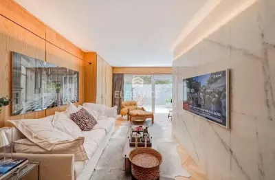 Elegance imóveis vende apartamento garden mobiliado de luxo com 84 m2 privativos 1 dormitório 1 suite 2 vagas box garagem três figueiras porto alegre