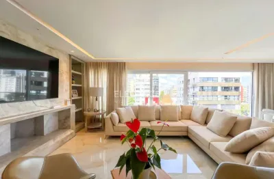Elegance imóveis vende apartamento em andar alto com 170 m2 com 3 suítes finamente mobiliado 4 vagas box garagem petrópolis porto alegre