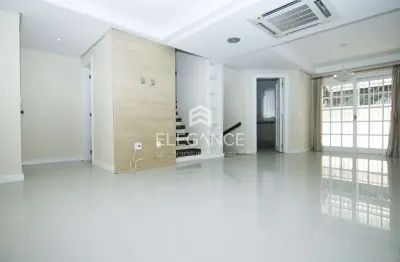 Casa em condomínio desocupada, semi-mobiliada 4 dormitórios sendo 2 suítes chácara das pedras porto alegre. comprar  elegance imóveis