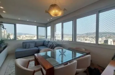 Elegance imóveis vende no bairro petrópolis lindo apartamento em andar alto com vista de 3 dormitórios,1 suíte, churrasqueira e 2 vagas de garagem/box