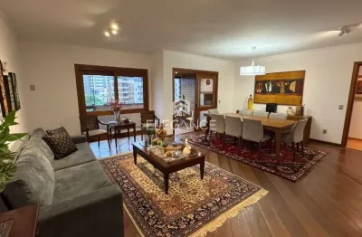 Apartamento para comprar em andar alto com 155 m2, semi-mobiliado, 3 dormitórios suíte 3 vagas/box garagem. bela vista porto alegre. elegance imóveis