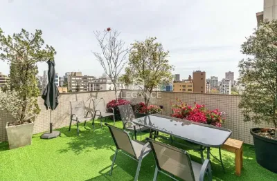 Imperdível cobertura de 2 quartos com suíte e 2 vagas no rio branco, porto alegre-rs!