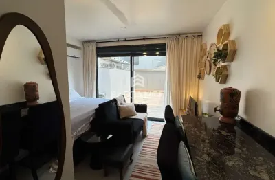 Apartamento garden de luxo com 54 m2 para comprar em mont serrat, porto alegre com 1 dormitorio, 1 banheiro, 1 vaga de garagem. elegance imóveis