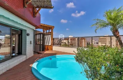 Cobertura de luxo à venda em Petrópolis, Porto Alegre-RS: 3 quartos, 1 suíte, 3 banheiros, 1 vaga de garagem, 185m2. Elegance Imóveis.