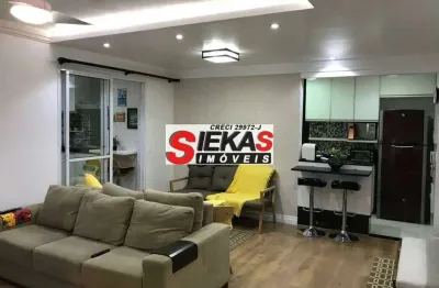 Apartamento à venda em são paulo-sp, chácara califórnia: 2 quartos, 1 suíte, 2 salas, 2 banheiros, 1 vaga, 84m². imperdível!