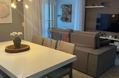 REF: 16.539 - Lindo apartamento no Centro de SBC, 106 m²a.u.,  3 quartos (1 suíte), sala, varanda gourmet, lavabo, deposito, 2 vagas e Lazer.