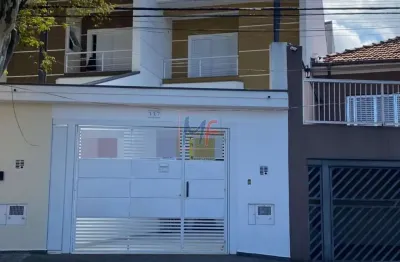 Ref 16.625 - excelente sobrado na vila guarani, 115 m² a.u., 2 dormitórios (2 suítes), sala, cozinha, lavabo, área de serviço e 2 vagas.