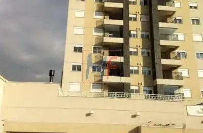 Ref 16.753 - belo apto em santo andré, 63m² a.u., 2 quartos (1 suíte), sala, cozinha, banheiro, área de serviço, sacada gourmet, 1 vaga e lazer.