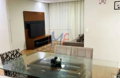 Ref 16.756 - belo apto em sbc, 104m² a.u., 3 quartos (1 suíte), sala, cozinha americana, lavabo, área de serviço, varanda, 2 vagas e lazer.