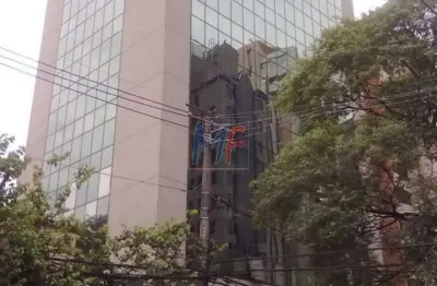 Excelente conjunto comercial no itaim bibi, 140m² a.u., com copa, banheiro, 3 vagas, prox. shopping iguatemi (ref 17.358)