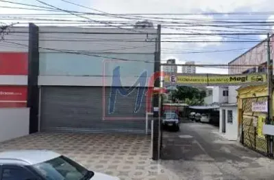 Ref 11.539 ótimo salão com 291 m² , pé direito de 7 metros, fachada com pastilhas antipichação ,  testada de 10 m² no bairro vila bertioga.