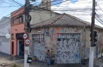 Ref 13.451 excelente terreno localizado bairro belenzinho, 200 m² .ac, 208 m² terreno , duas frente 32 m. zoneamento: zc. estuda permutas.