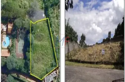 Terreno com 2.326 m² asfaltado, água e luz, todo murado, limpo e sem vegetação, em condomínio fechado , na granja viana. zer  ref 7154 -