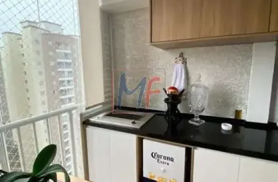 Excelente apto no Brás, 55m² a.u., andar alto, 2 dormitórios (1 suíte), sala, cozinha, lavanderia, varanda gourmet, 1 vaga e lazer (REF 17.493)