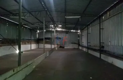 Excelente galpão na chácara califórnia, 1100 m² a.u., pé direito de 6m, 1 sala, 6 banheiros, entrada para carretas (ref 18.055)