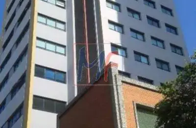 Excelente conjunto comercial em santo amaro, 39m² a.u., piso laminado, 1 banheiro, 1 vaga. prox. metrô adolfo pinheiro (ref 18.130)