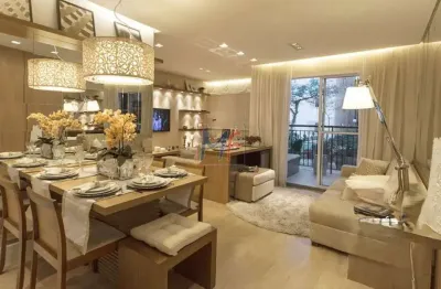 Excelente apto em guarulhos/sp, com 64m² a.u., 3 dormitórios (1 suíte), sala, cozinha, lavanderia, varanda, 1 vaga, lazer completissimo .(ref 18.846)