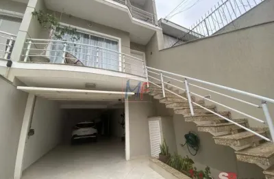 Excelente sobrado na vila dom pedro ii, com 205m² a.u., 3 dormitórios (3 suítes), sala, cozinha, área gourmet, ofurô, 4 vagas  (ref 18.982)