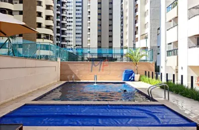 Excelente apto no brooklin paulista, com 75m² a.u., 2 dormitórios (1 suíte), cozinha, sala, sacada, escritório, depósito, 2 vagas (ref 19.019)