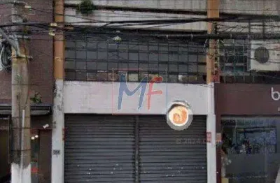 Excelente loja localizada no bairro do bom retiro, com 400 m² a.u., térrea mais mezanino. zoneamento: zc. ref: 19.425