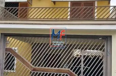 Excelente sobrado  jardim jua, 240 m² a.u., terreno 336 m2, testada 8m, zc , 3 dormitórios (1 suíte), sala, cozinha, área gourmet com churrasqueira, 4 vagas (ref 19.484)