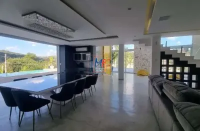 Excelente casa em condomínio fechado em jundiai , com 968 m² a.c., mobiliada ,5 dorms, (5 suítes), planejados, piscina, 6 vagas. ref: 19.495