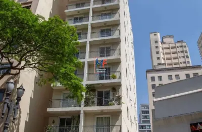 Excelente apartamento localizado no bairro república , 11 andar , mobiliado, com 30m² de a,u, 1 dormitório, sala, cozinha e 1 banheiro , varanda e garagem . ref: 19.520