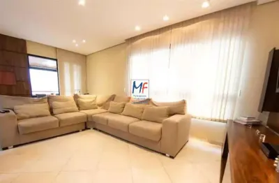 Excelente apto no parque mandaqui, 140m² a.u., 4 dormitórios (3 suítes), sala ampla, cozinha, lavanderia, dep. empregada, varanda envidraçada, 2 vagas, lazer (ref 20.186)