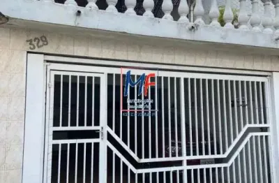 Excelente sobrado na vila suíça, em santo andré/sp, 200m² a.u., 2 quartos (1 suíte), sala, cozinha, despensa, lavanderia,  quintal, churrasqueira, terraço, 2 vagas (ref 19.601)