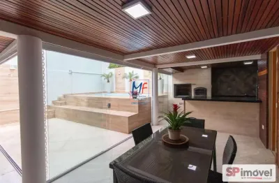 Excelente sobrado no jardim virginia bianca, com 435m² a.u., 5 dormitórios (5 suítes), sala, cozinha, varanda, churrasqueira, piscina, 3 vagas (ref 20.081)