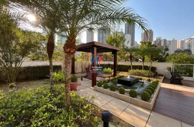 Excelente apartamento semi mobiliado no bairro do paraíso, com 43 m²  a.u.,  1 dormitório com cama de casal, armários, lazer e 1 vaga. ref: 19.766