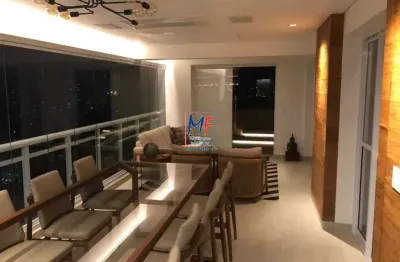 Excelente cobertura no brooklin paulista, 280m² a.u., 3 dormitórios (3 suítes), sala, home theater, cozinha, área de serviço, varanda gourmet, piscina, 4 vagas(ref 19.682)