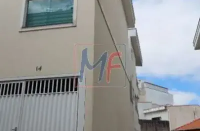 Ref 16.780 - lindo sobrado em cond. fechado em santo andré, 109m² a.u., 2 quartos (2 suítes), sala, cozinha, lavabo, lavanderia e 2 vagas.