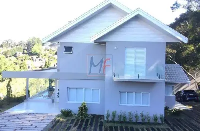 Ref 11.367 casa nova moderna no alto do capivari, alto padrão sendo 5 suítes, 12 vagas, vigilância 24 h, 548 m² uteis, terreno 1000 m²
