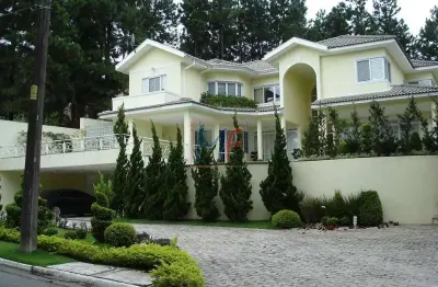 Excelente  casa em condomínio fechado  residencial morada das estrelas (aldeia da serra), com  4 suítes, 13 vagas e 415 m² a.c. ! ref 13,272