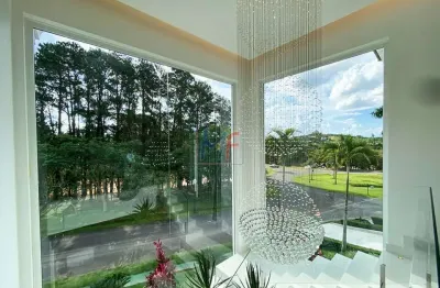 Excelente casa de alto padrão em cond. fechado em itu/sp, com 1600 m² a.c., 6732 m² a.t., 7 dormitórios (5 suítes), lazer completo (ref 18.912)