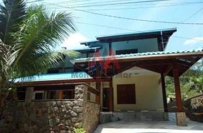 Excelente casa localizada no bairro park imperial, caraguatatuba, com 6 dorms, sendo 3 suítes, piscina, lavabo, area  churrasco. ref: 12.635