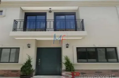 Ref: 6228 - belo sobrado em condomínio fechado, na penha de frança, sendo 3 suítes, acabamento de alto padrão, área gourmet, 5 vagas.