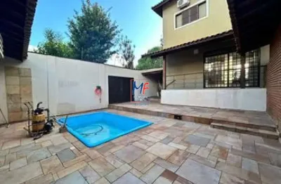 Excelente sobrado em ribeirão preto sp, com 245m² a.c., 3 dormitórios (1 suíte), sala, cozinha, escritório, piscina, salão de festas, área gourmet, 4 vagas (ref 20.172)